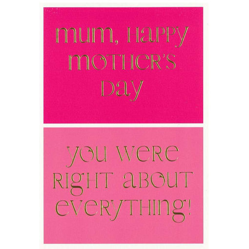 Picture of MUM HAPPY MOTHERS DAY CARD